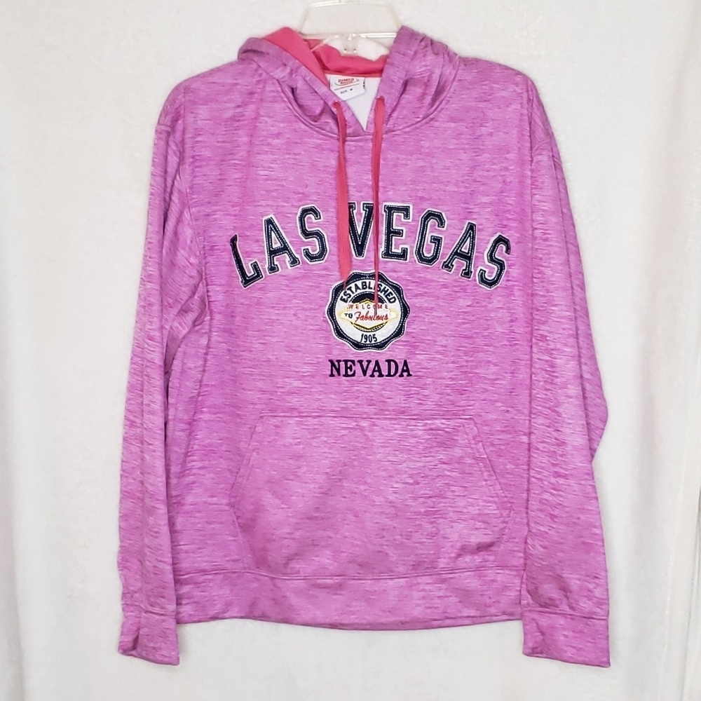 Dimco Apparel Las Vegas Hoodie Sweatshirt Pink Sz